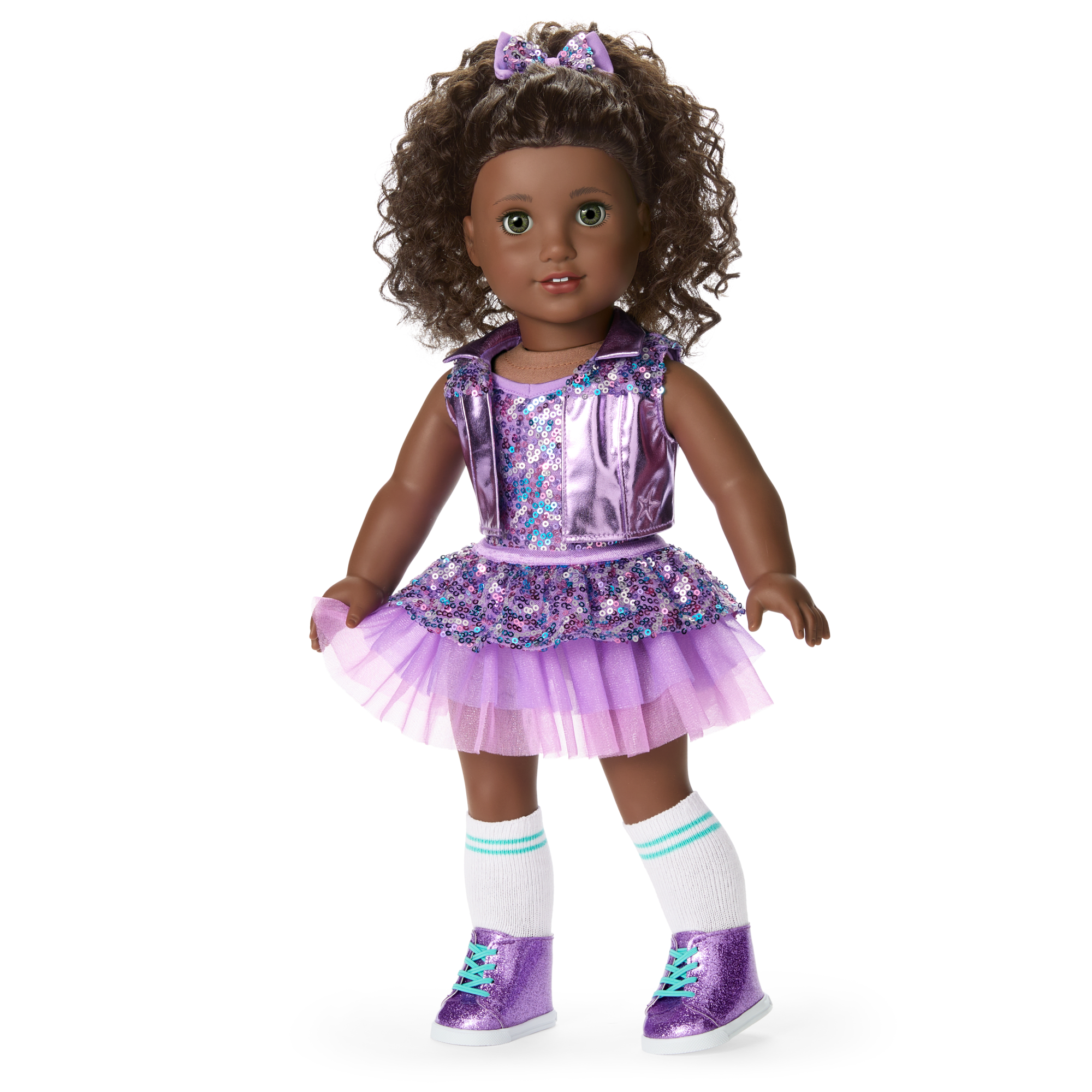 Truly Me #127 Doll & Dance All Day Set With Curly Dark-Brown Hair - Image 3