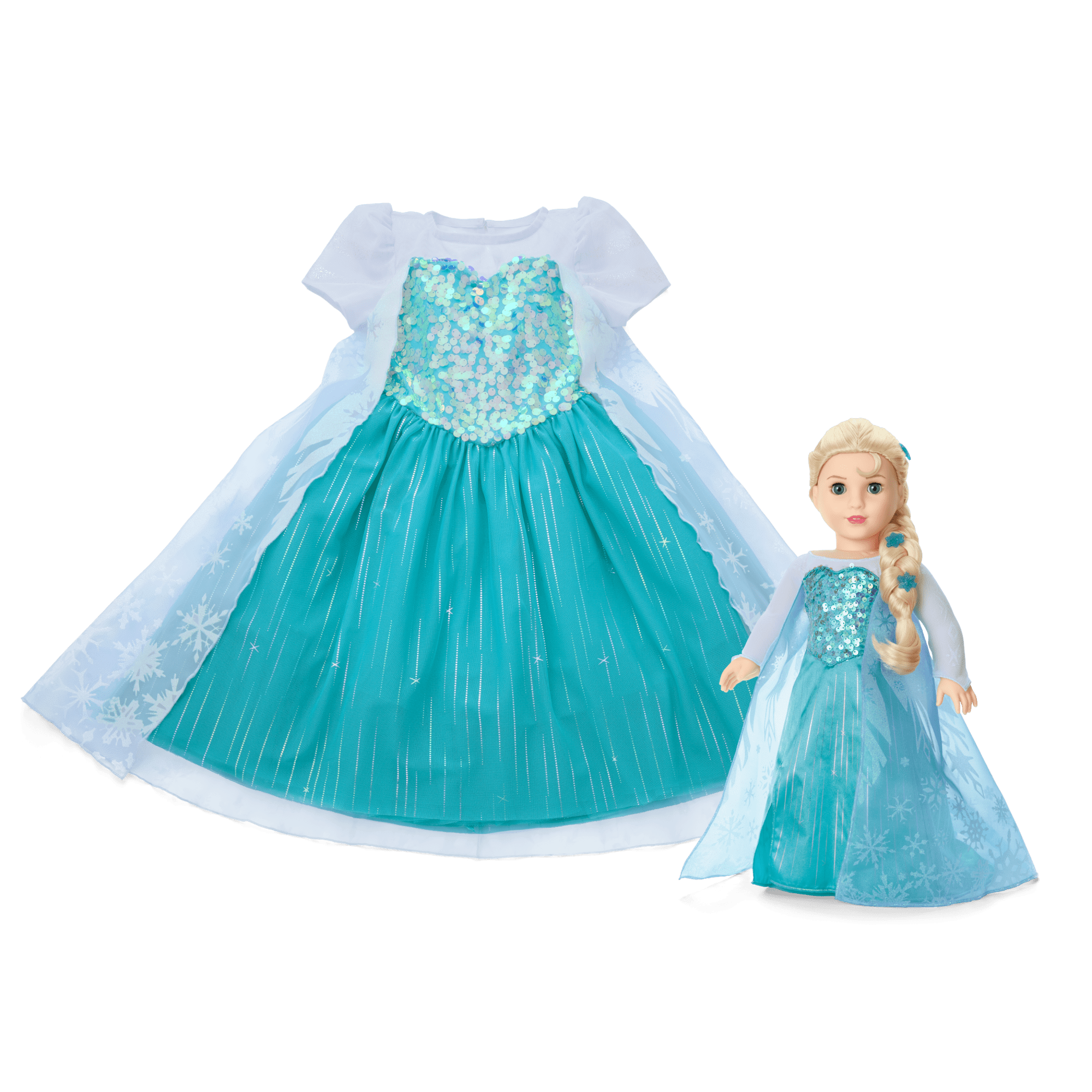 Disney Frozen Elsa Doll & Matching Dress For Girls By American Girl - Image 2