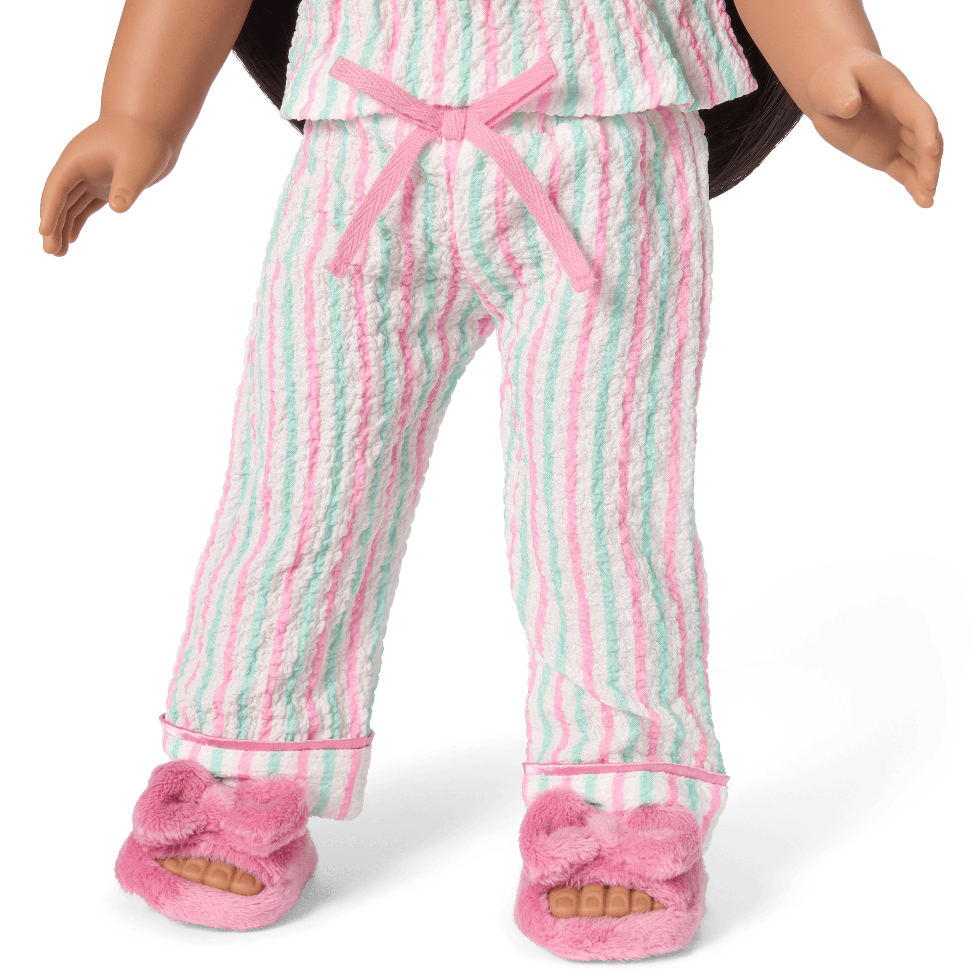Raquel's Coastal Stripes Pajamas For 18-Inch Dolls (Girl Of The Year 2026) - Image 5