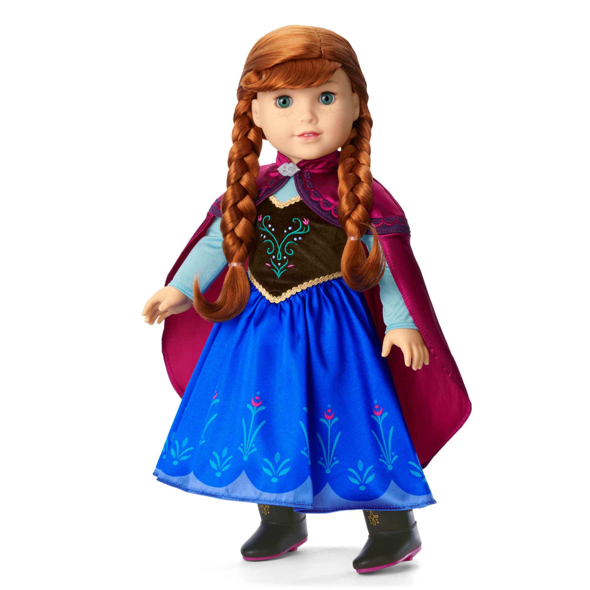 Disney Frozen Anna Doll & Matching Dress For Girls By American Girl - Image 3