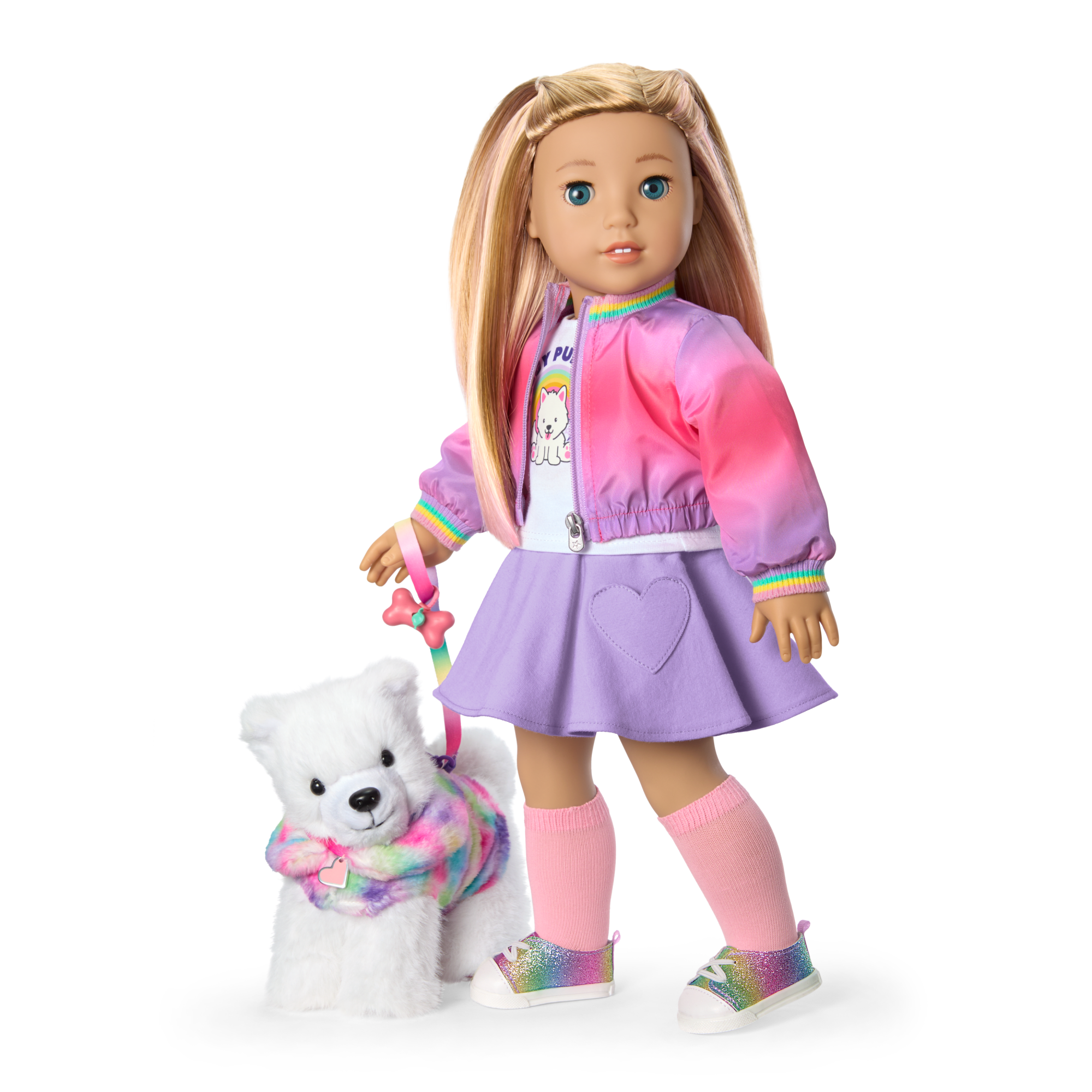 Summer's Waggy Pup Tails Outfit For 18-Inch Dolls (Girl Of The Year 2025) - Image 11
