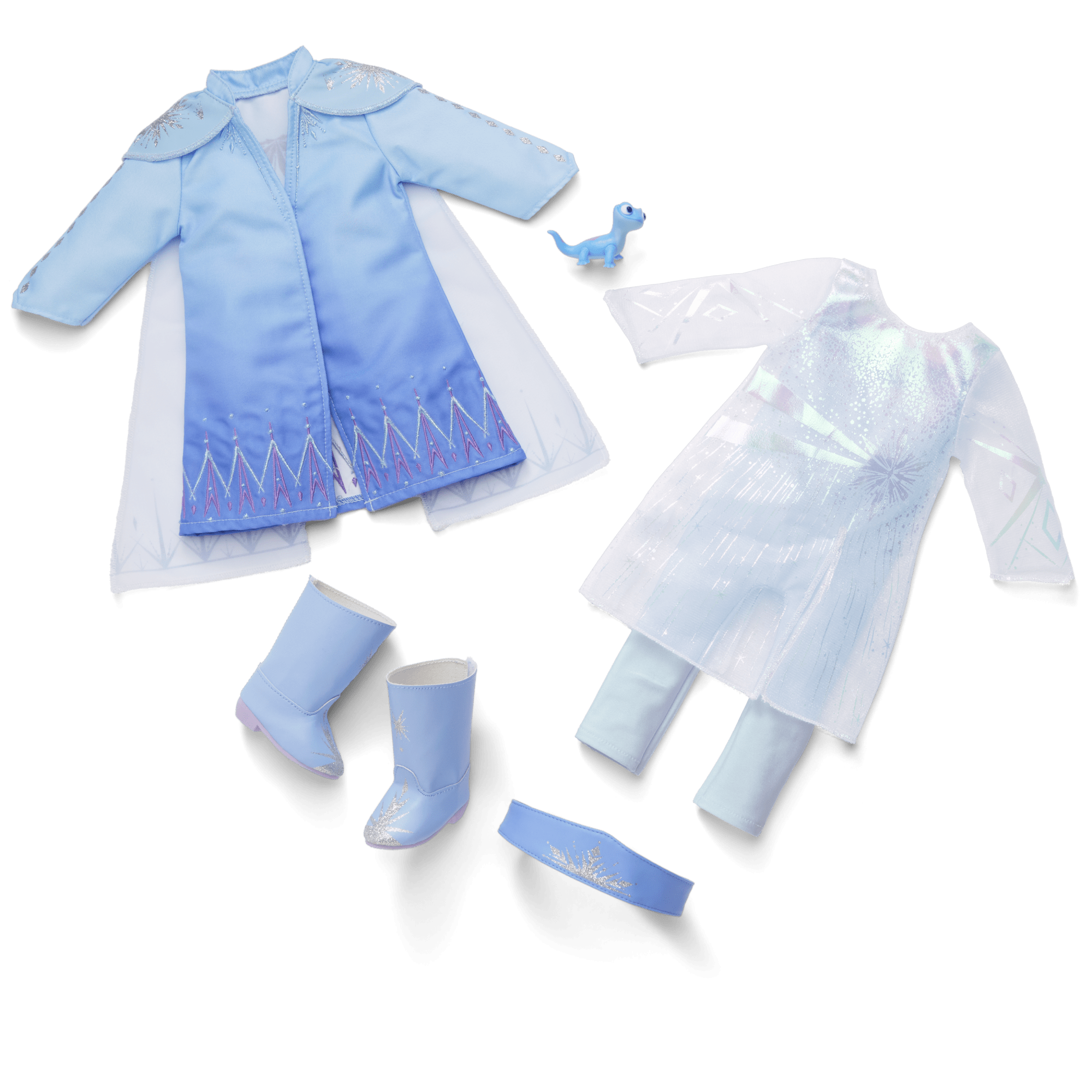 Disney Frozen Elsa Travel Outfit & Bruni For 18-Inch Dolls By American Girl