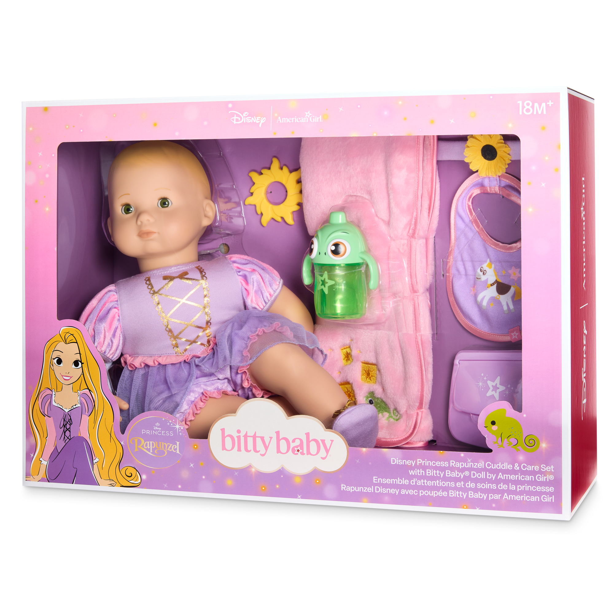 Disney Princess Rapunzel Cuddle & Care Set With Bitty Baby Doll By American Girl - Image 12