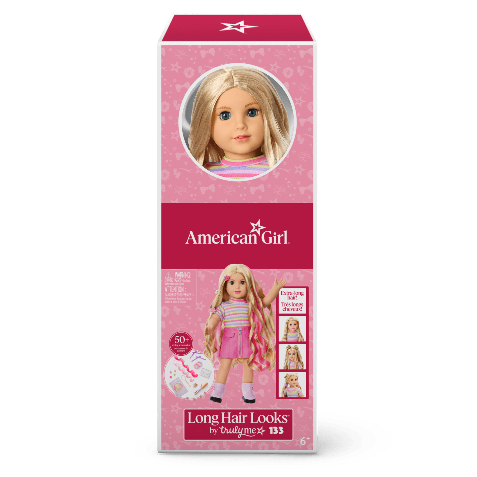 Long Hair Looks By Truly Me 18-Inch Doll #133 & Hair Accessories - Image 17