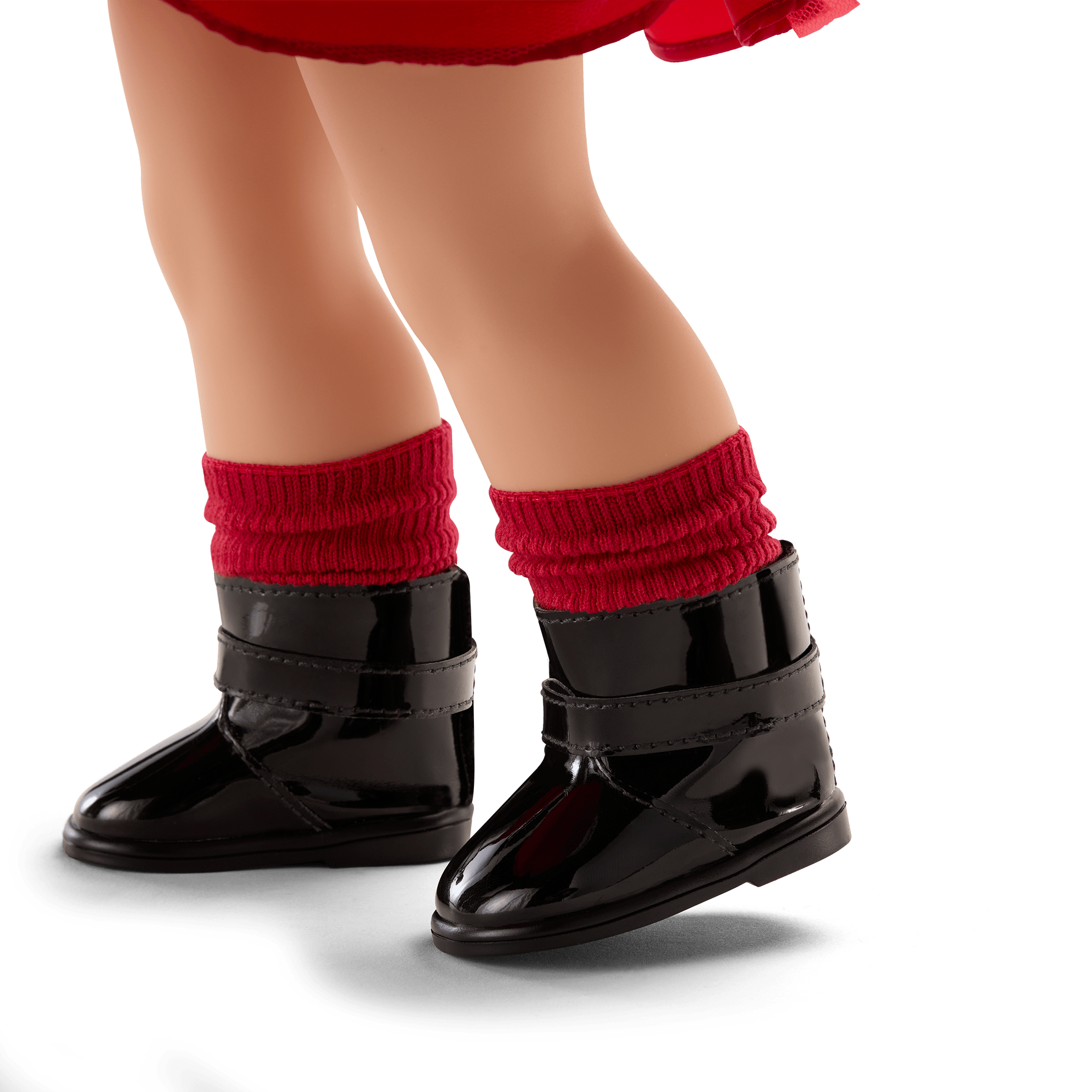 American Girl X Something Navy Crimson Sparkle Sweater Dress For 18-Inch Dolls - Image 6