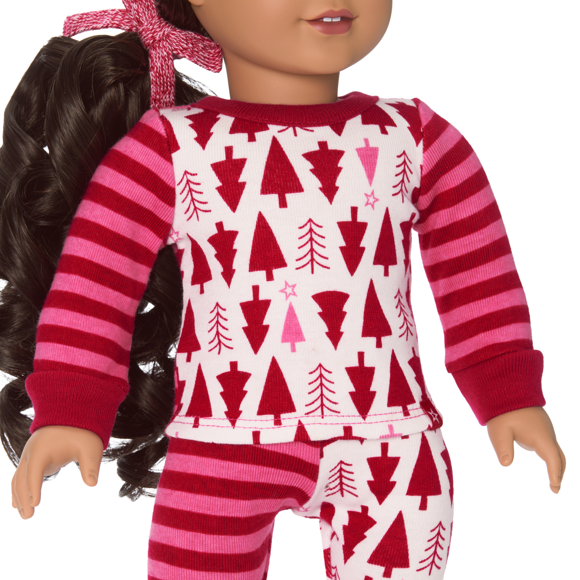 American Girl X Hanna Andersson Holiday Treetops Pajamas For 18-Inch Dolls - Image 5