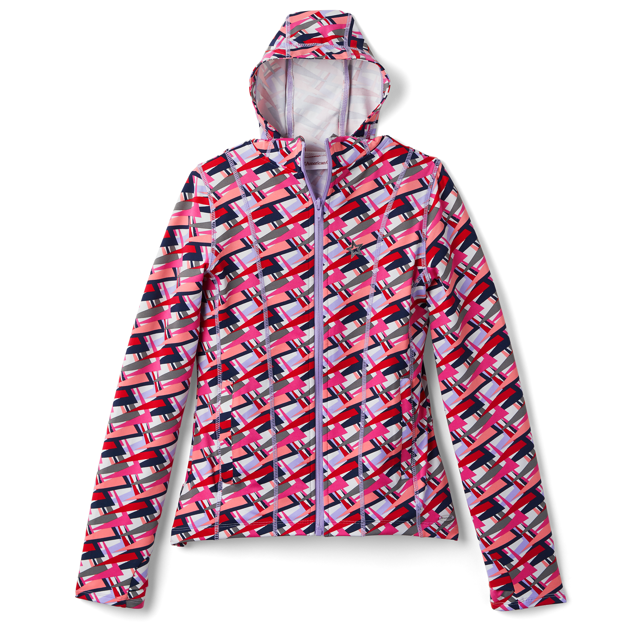 Feeling Fierce Print Jacket For Girls - Image 3