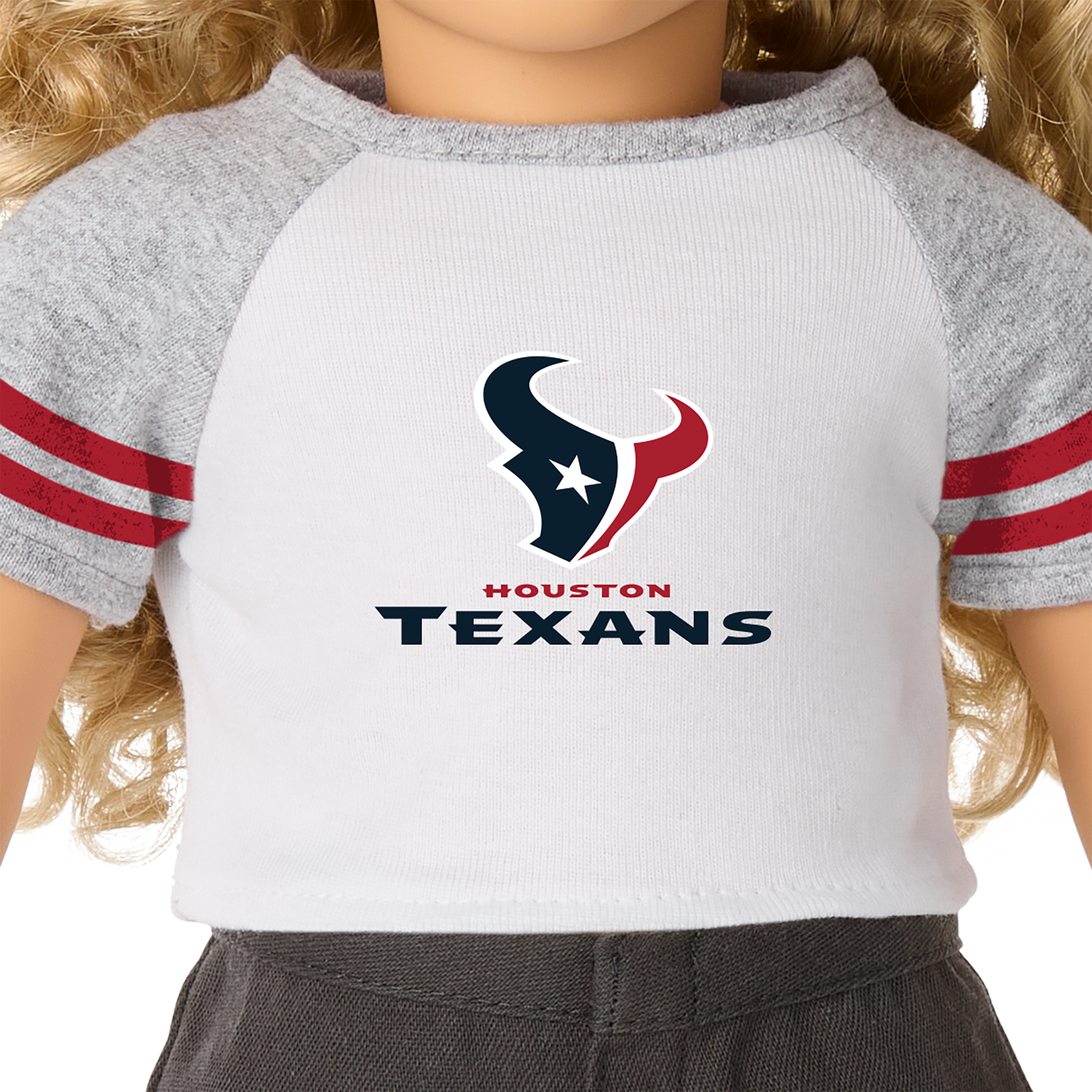 American Girl X Nfl Houston Texans Fan Tee For 18-Inch Dolls - Image 3