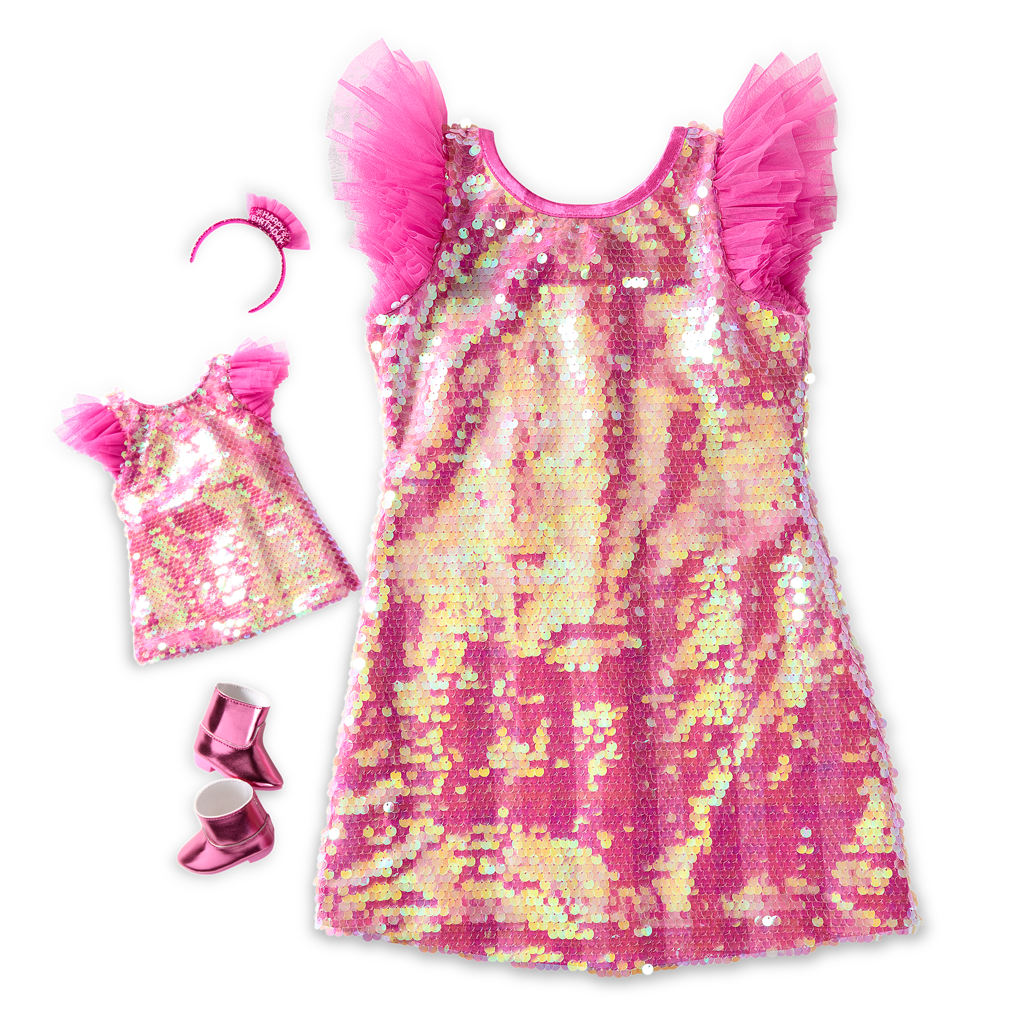 Happy Birthday To You Dresses For Girls & 18-Inch Dolls - Image 3