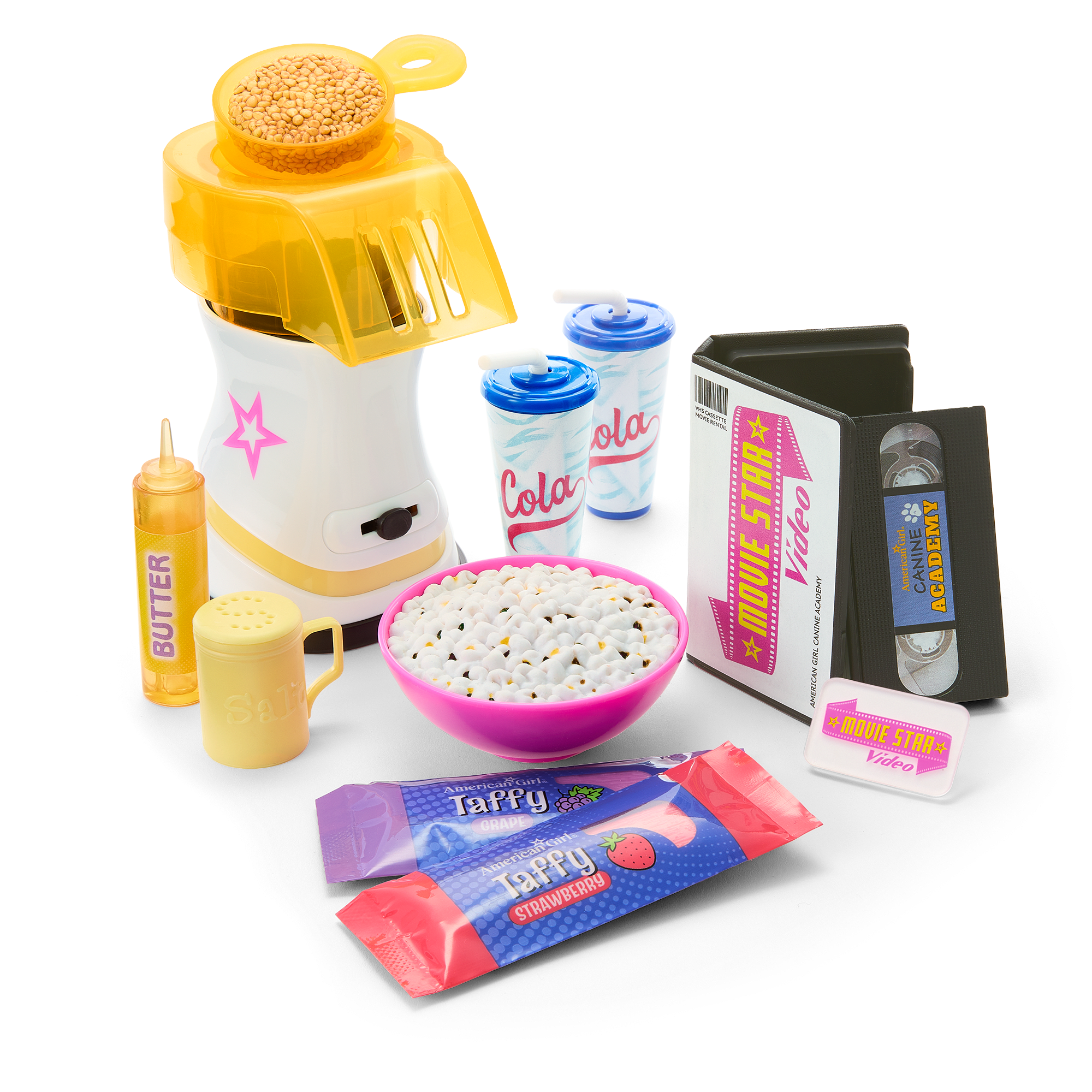 Isabel & Nicki's Movie Night Set For 18-Inch Dolls (Historical Characters)