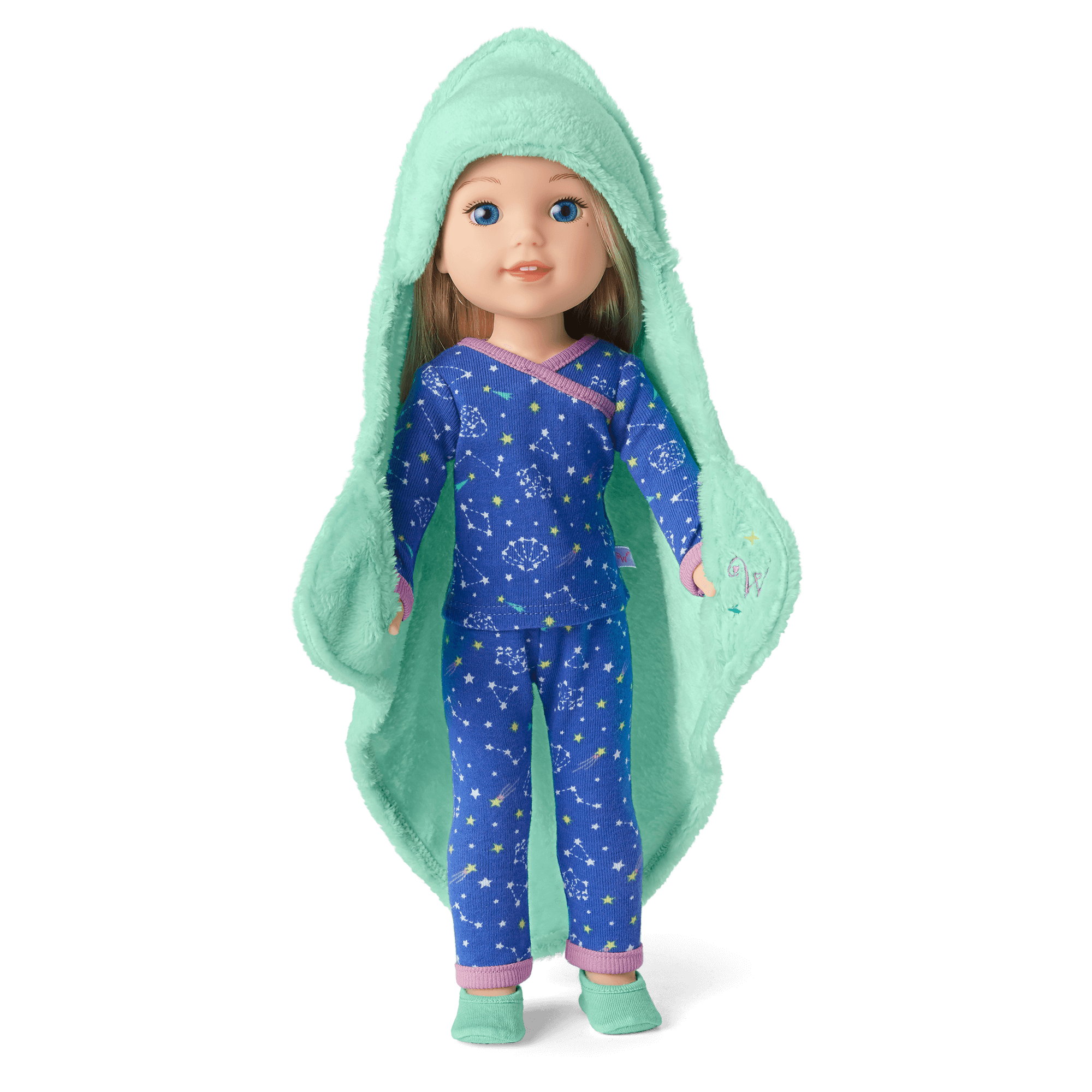 Starry Sky Pajamas For Welliewishers Dolls - Image 2