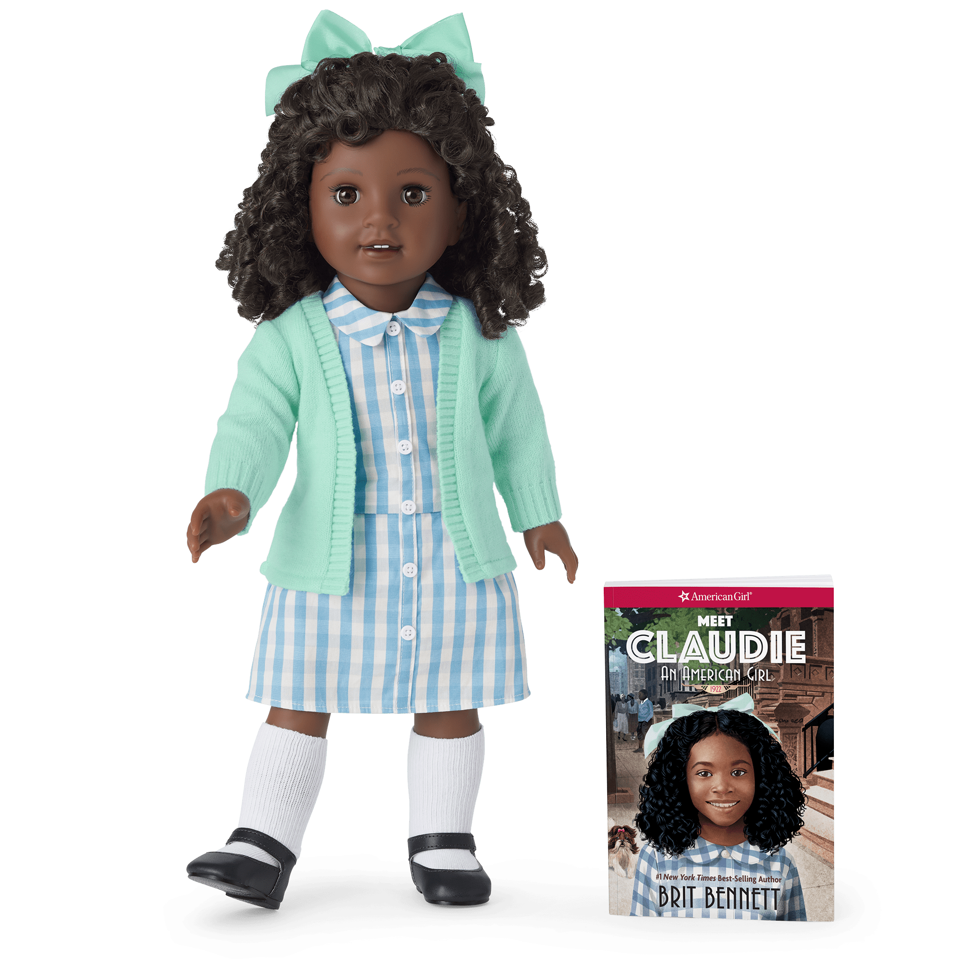 Claudie Wells 18-Inch Doll, Book, Accessories & Dog (Historical Characters) - Image 2