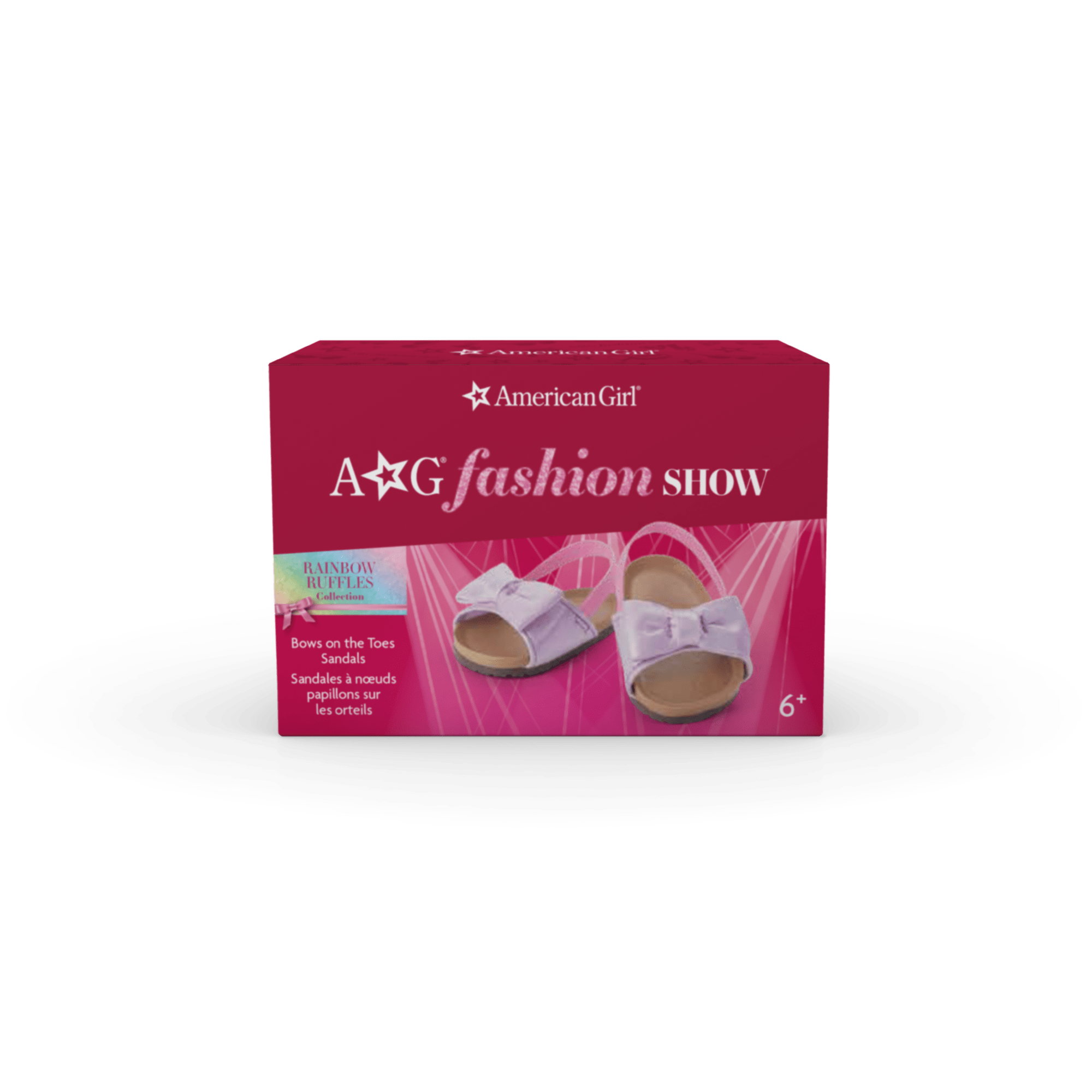 American Girl Bows On The Toes Sandals For 18-Inch Dolls - Image 3