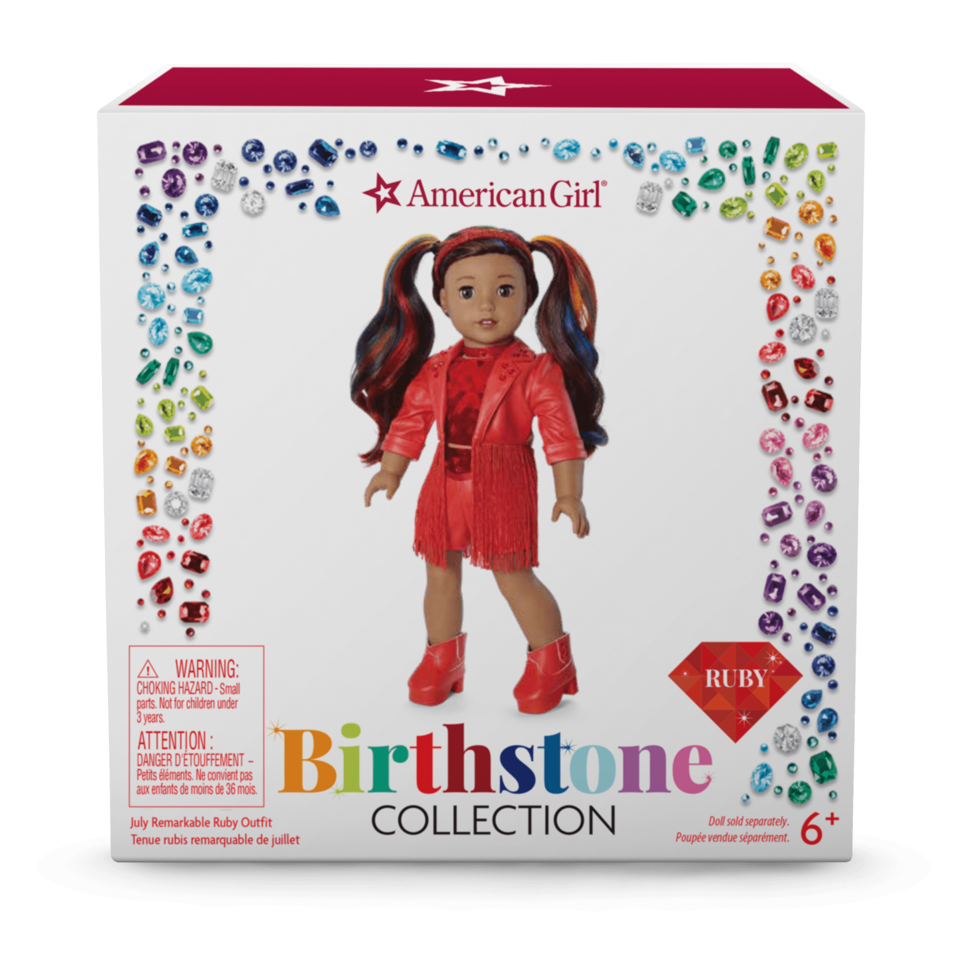 July Remarkable Ruby Outfit For 18-Inch Dolls - Image 7