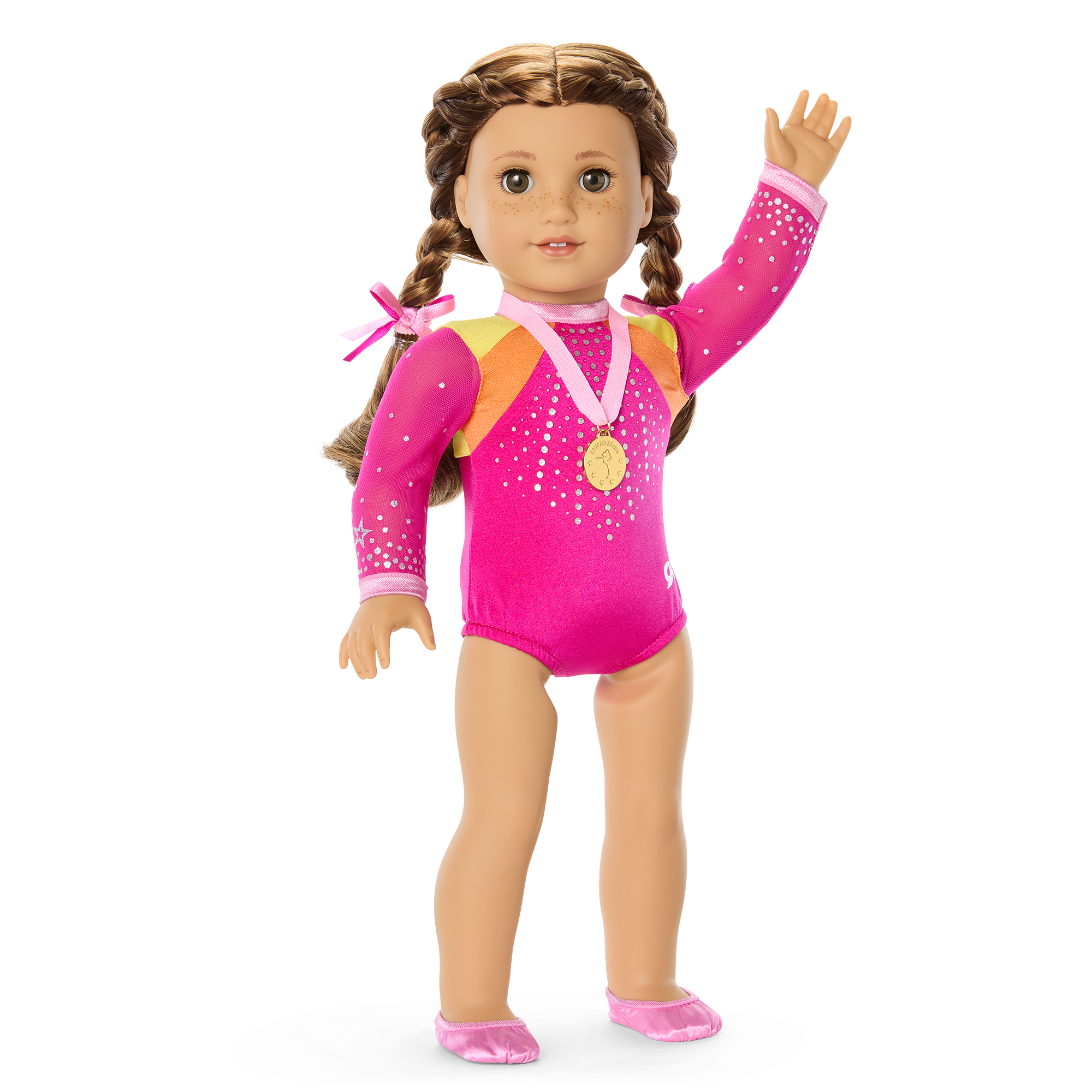 Lila's Gymnastics Competition Outfit For 18-Inch Dolls (Girl Of The Year 2024) - Image 2
