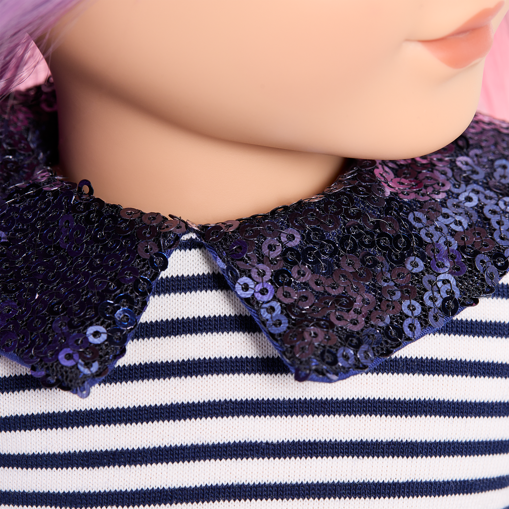 American Girl X Something Navy Stripes & Sparkle Shirt & Pants Set For 18-Inch Dolls - Image 4