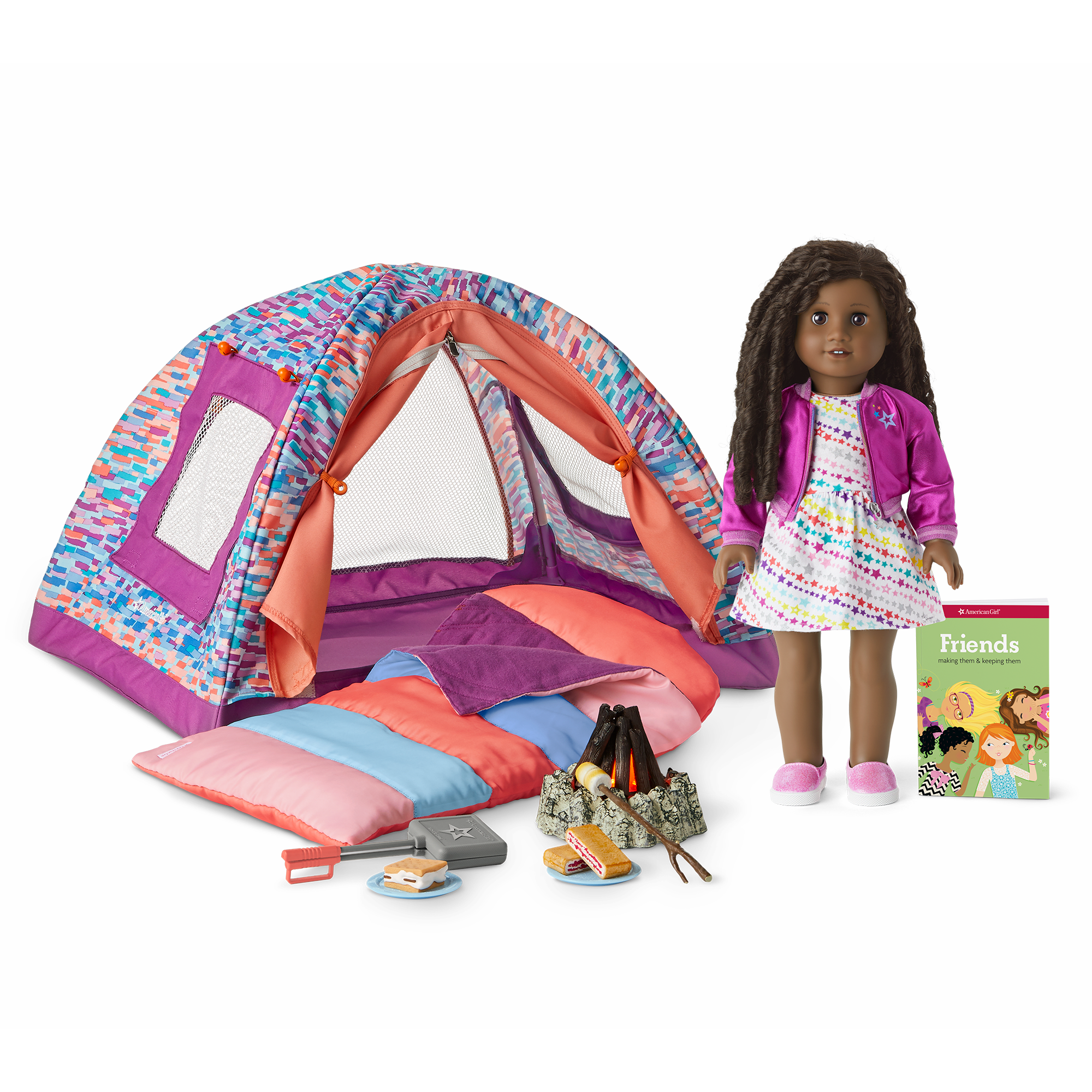 Truly Me 18-Inch Doll #67 & S'more Fun Camping Set - Image 2
