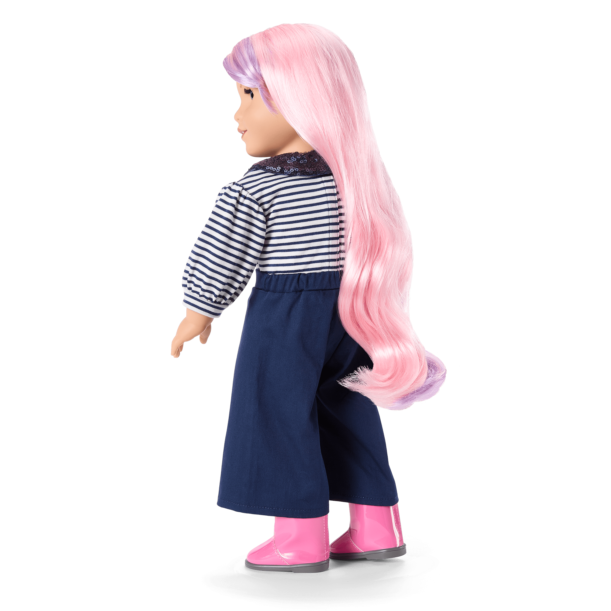 American Girl X Something Navy Stripes & Sparkle Shirt & Pants Set For 18-Inch Dolls - Image 3