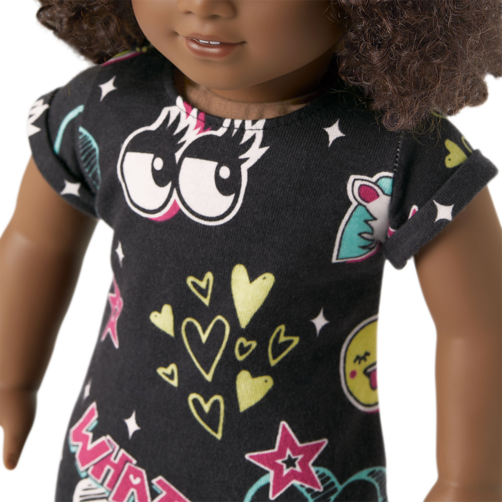 Truly Me 18-Inch Doll #112 With Short Curly Dark-Brown Hair - Image 5